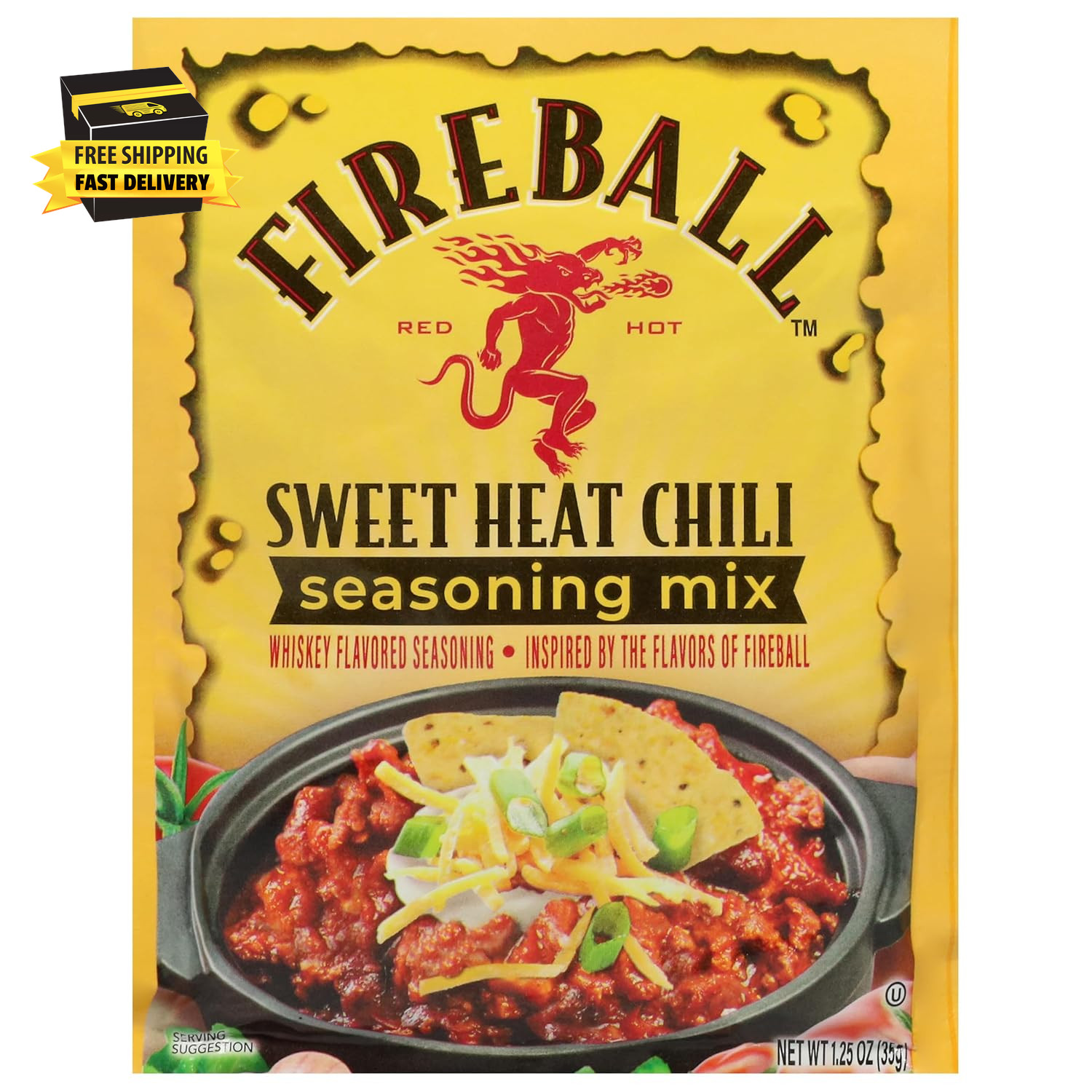 Fireball Sweet Heat Chili Seasoning Mix, 1.25 Oz