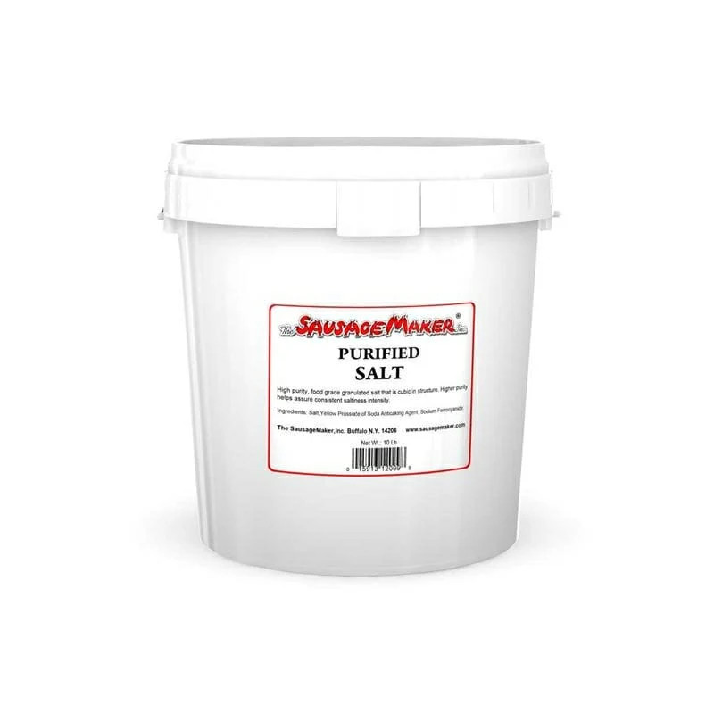 Purified Salt for Sausage Making & Meat Curing, 10-40 lb – The Sausage Maker