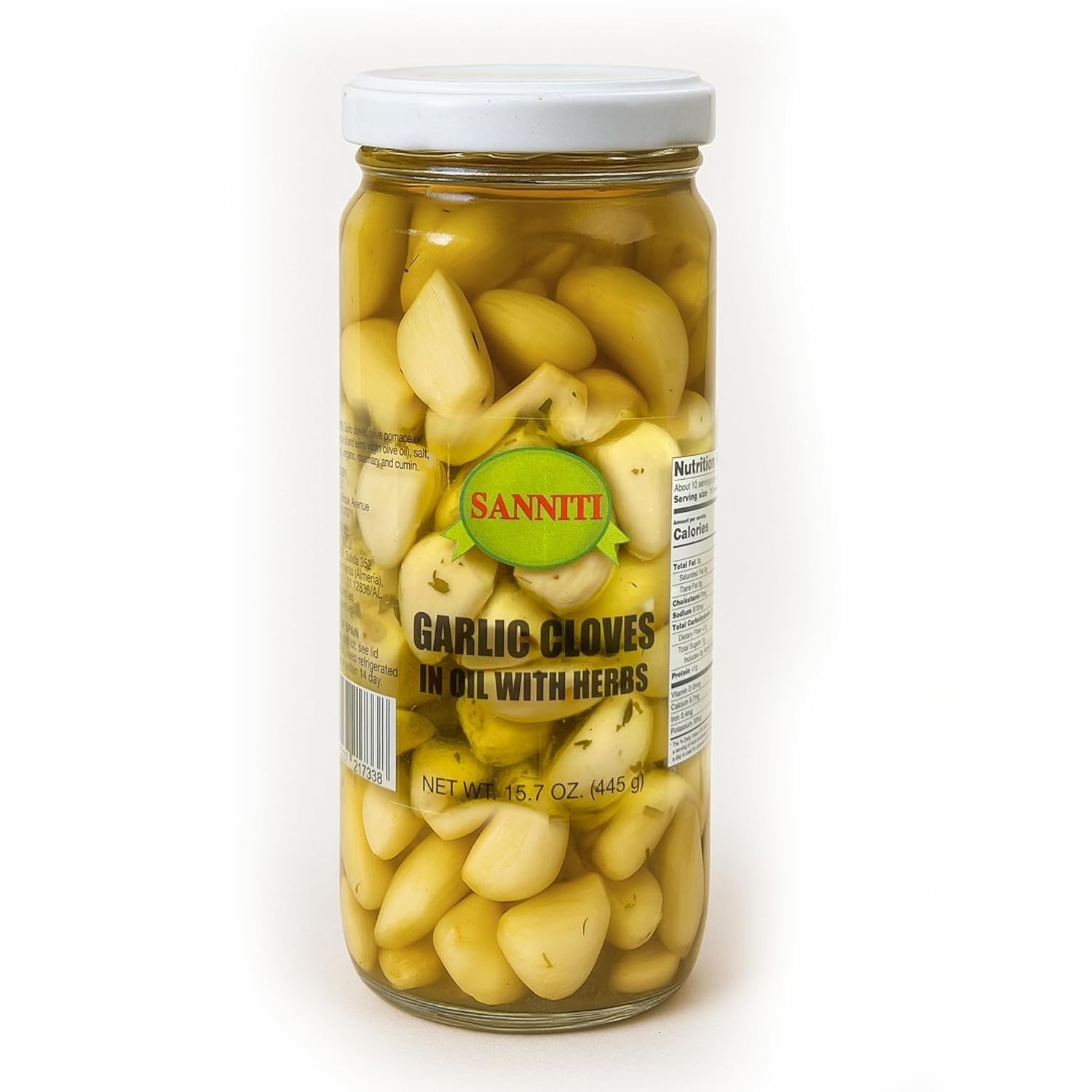Spanish Garlic Pickles – 15.9oz x 2, Herb Infused