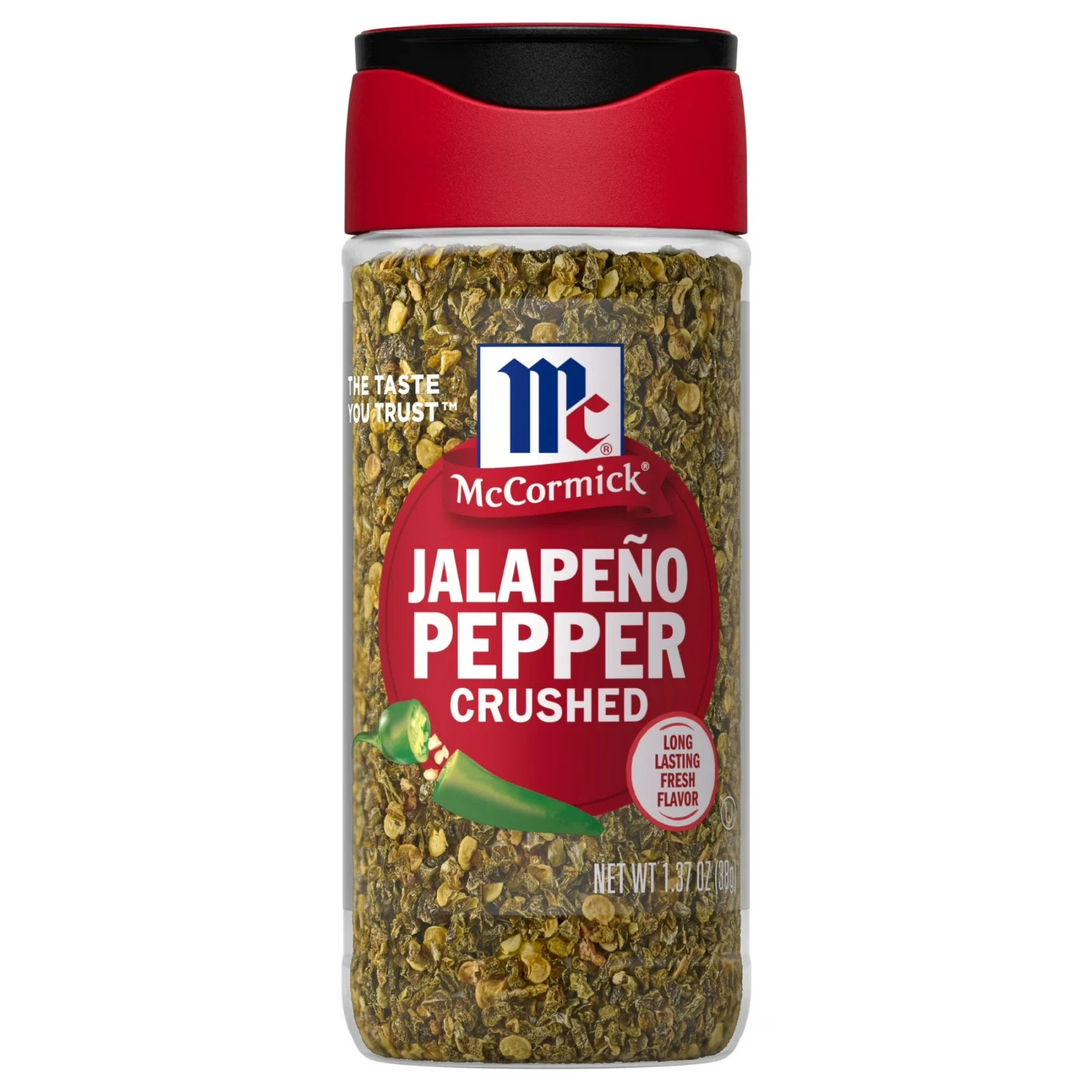 McCormick Crushed Jalapeno Pepper, 1.37 oz Bottle, Free Shipping