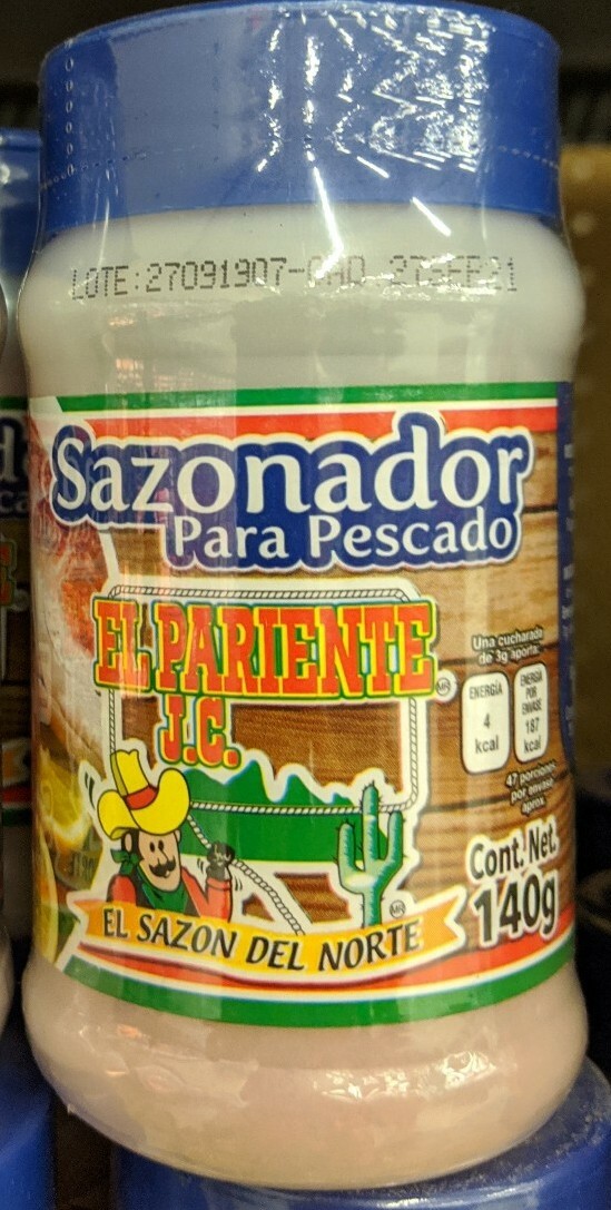 New Sazonador Para Pescado El Pariente 4.9 Oz ea (140g) Monterrey Riquisimo