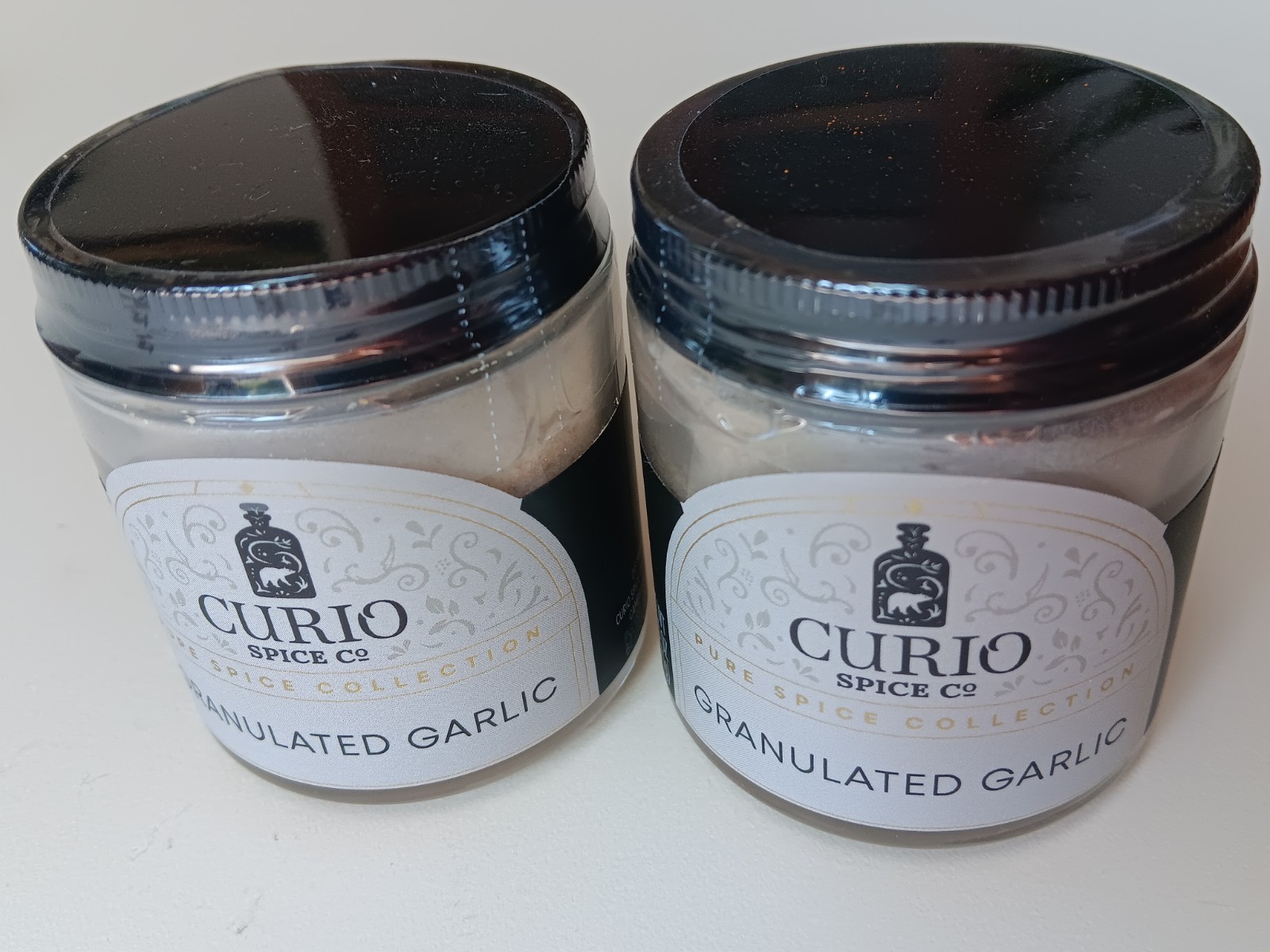 Curio Spice Co Granulated Garlic Seasoning Bundle 2 containers