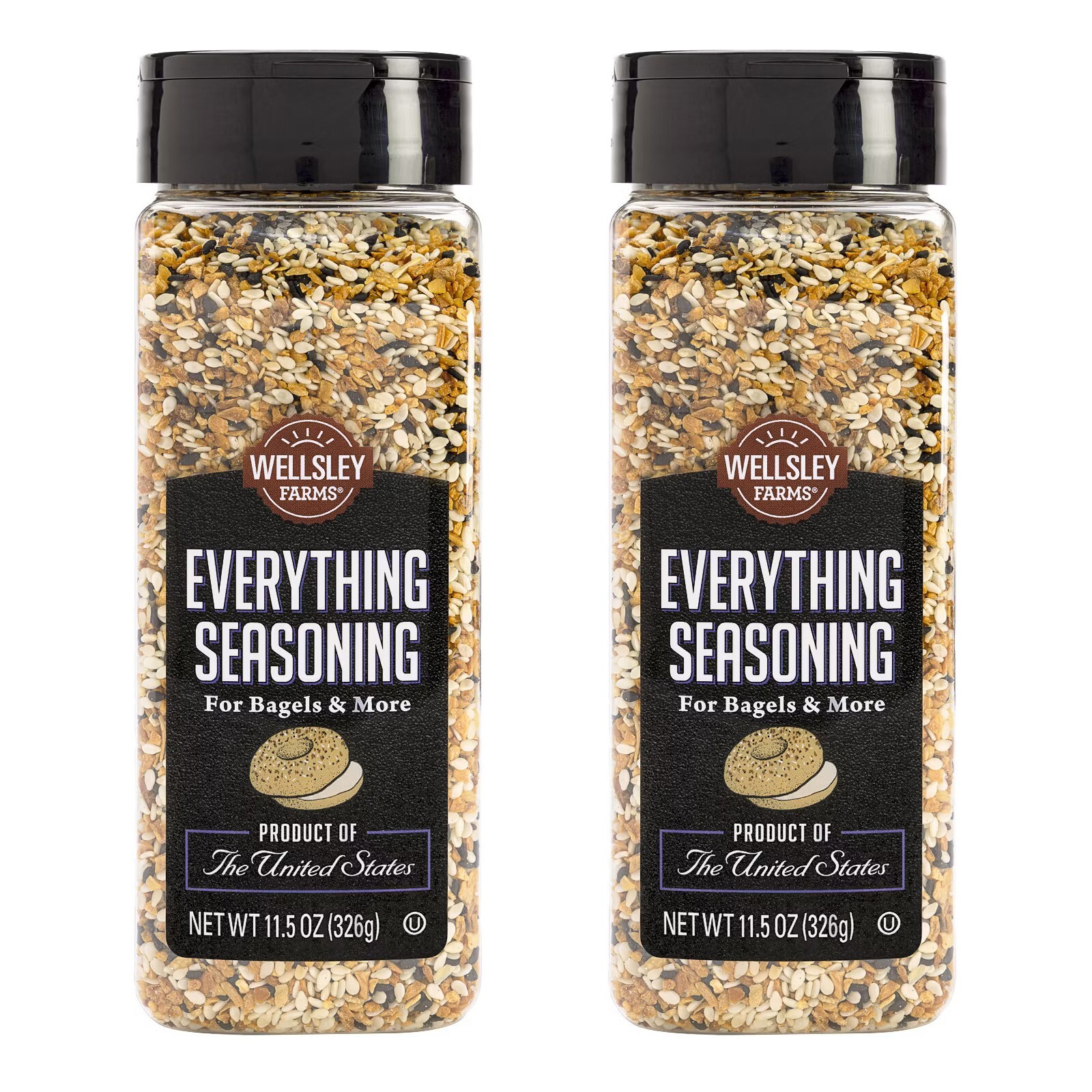 2 PK, Wellsley Farms Everything Bagel Seasoning, 11.5 oz. (Not For California)