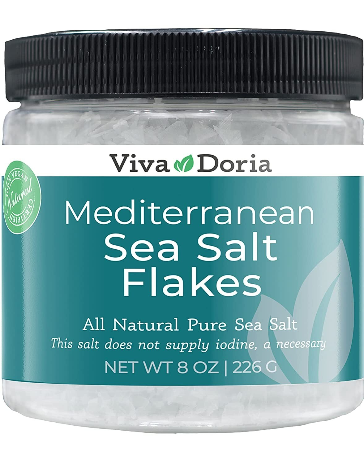 Viva Doria Mediterranean Sea Salt Flakes, 8 oz
