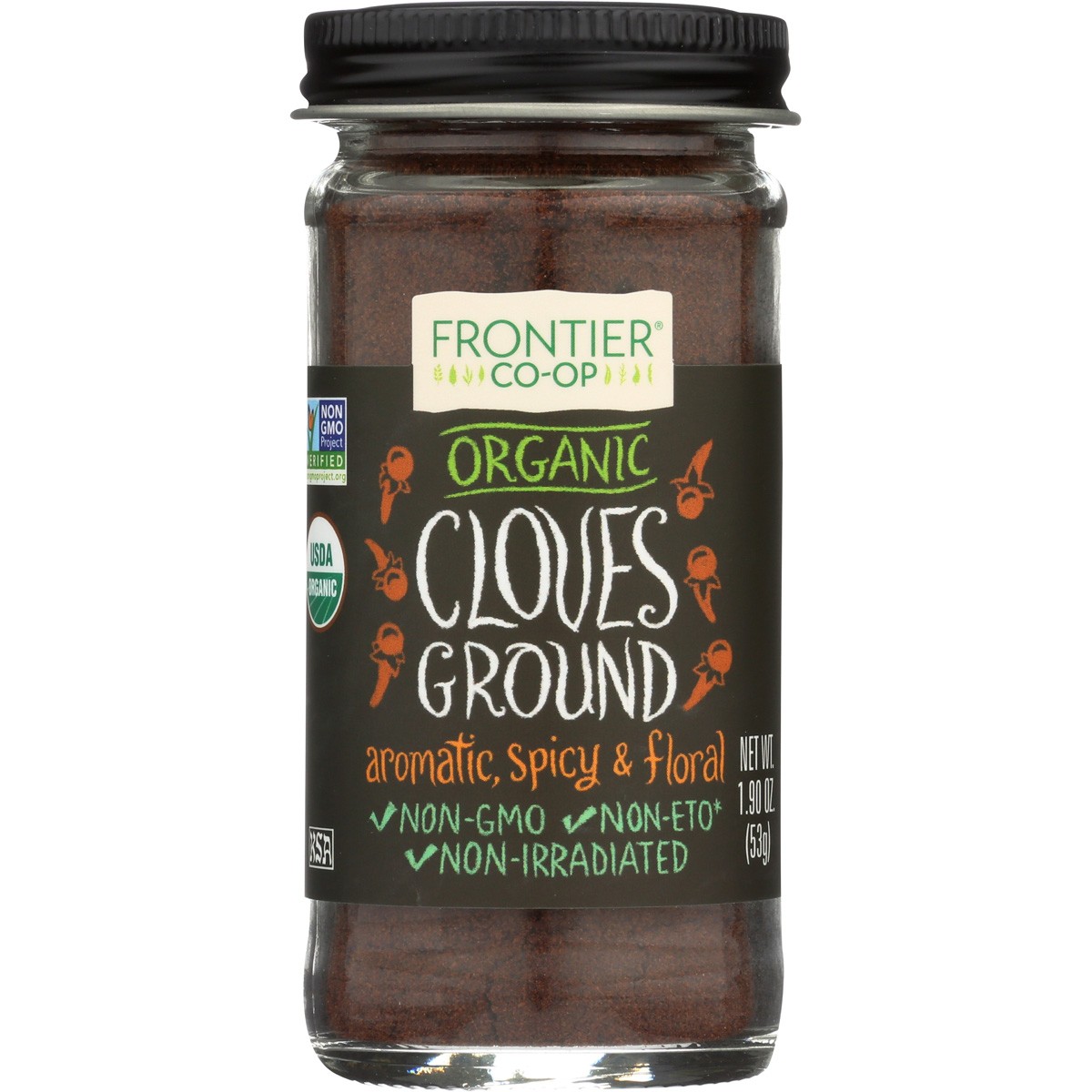 Frontier -Op Co-Op Organic Ground Cloves 1.9 Oz Spice 3 Pack