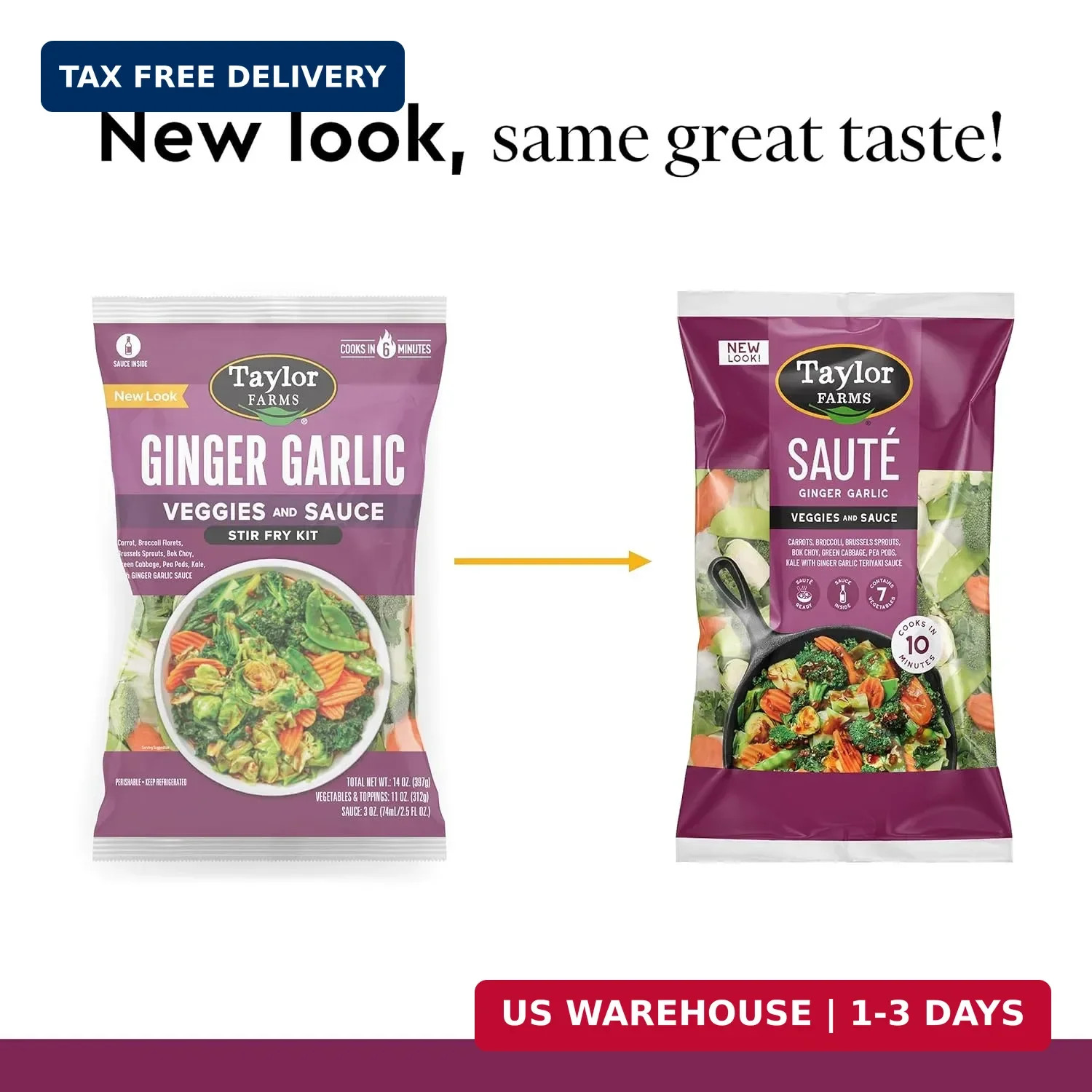 Taylor Farms Ginger Garlic Stir Fry Kit 14oz