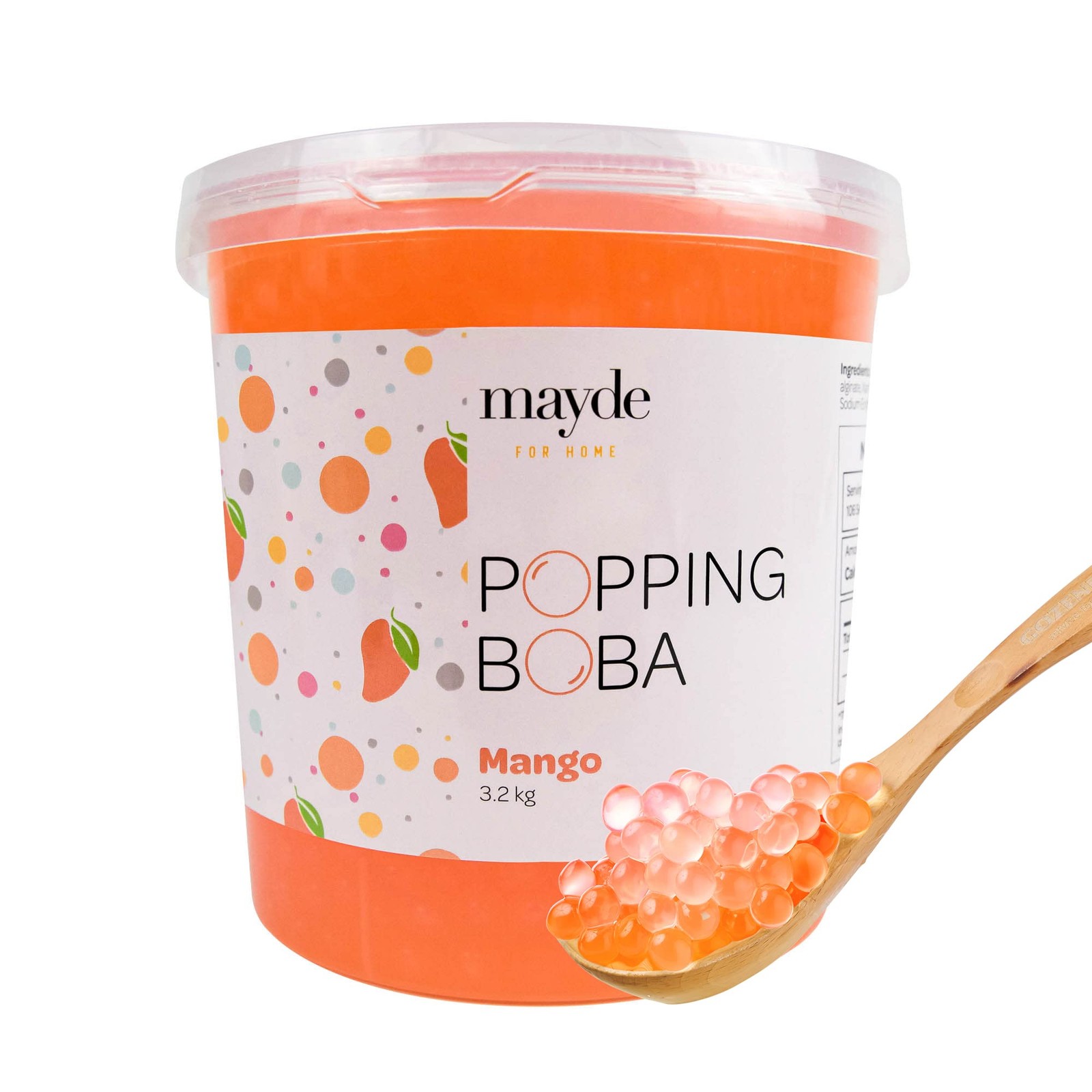 Mayde Popping Boba Pearls, Popping Boba Balls For Drinks, Bubble Fruit Poppin…
