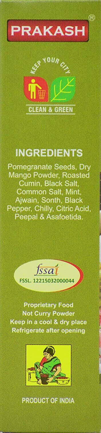 400 gm,Authentic blend of pure spices – Prakash Chat Masala- Free Shipping