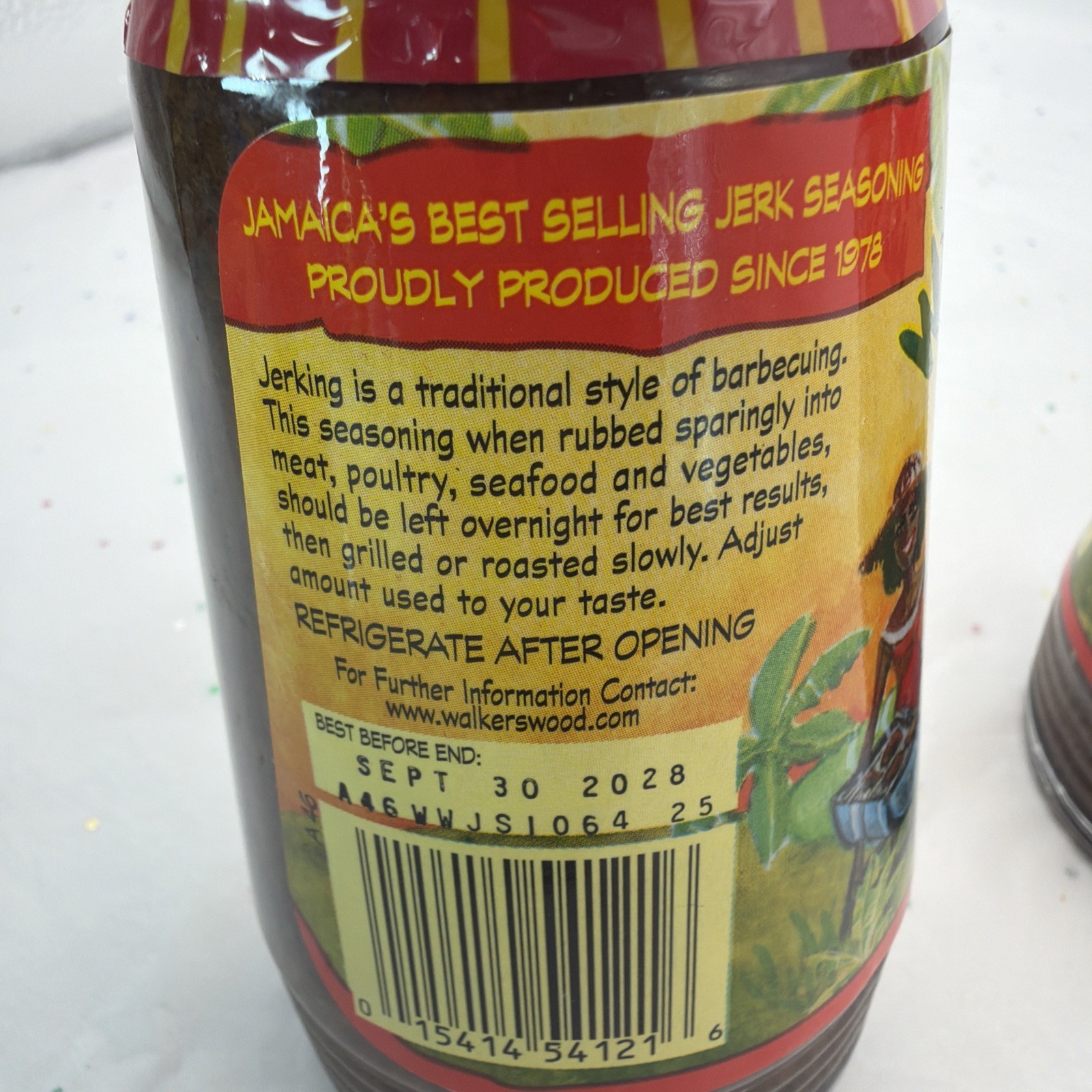 (2 Pack) Walkerswood Traditional Jamaican Jerk Seasoning Hot & Spicy 10oz 280g