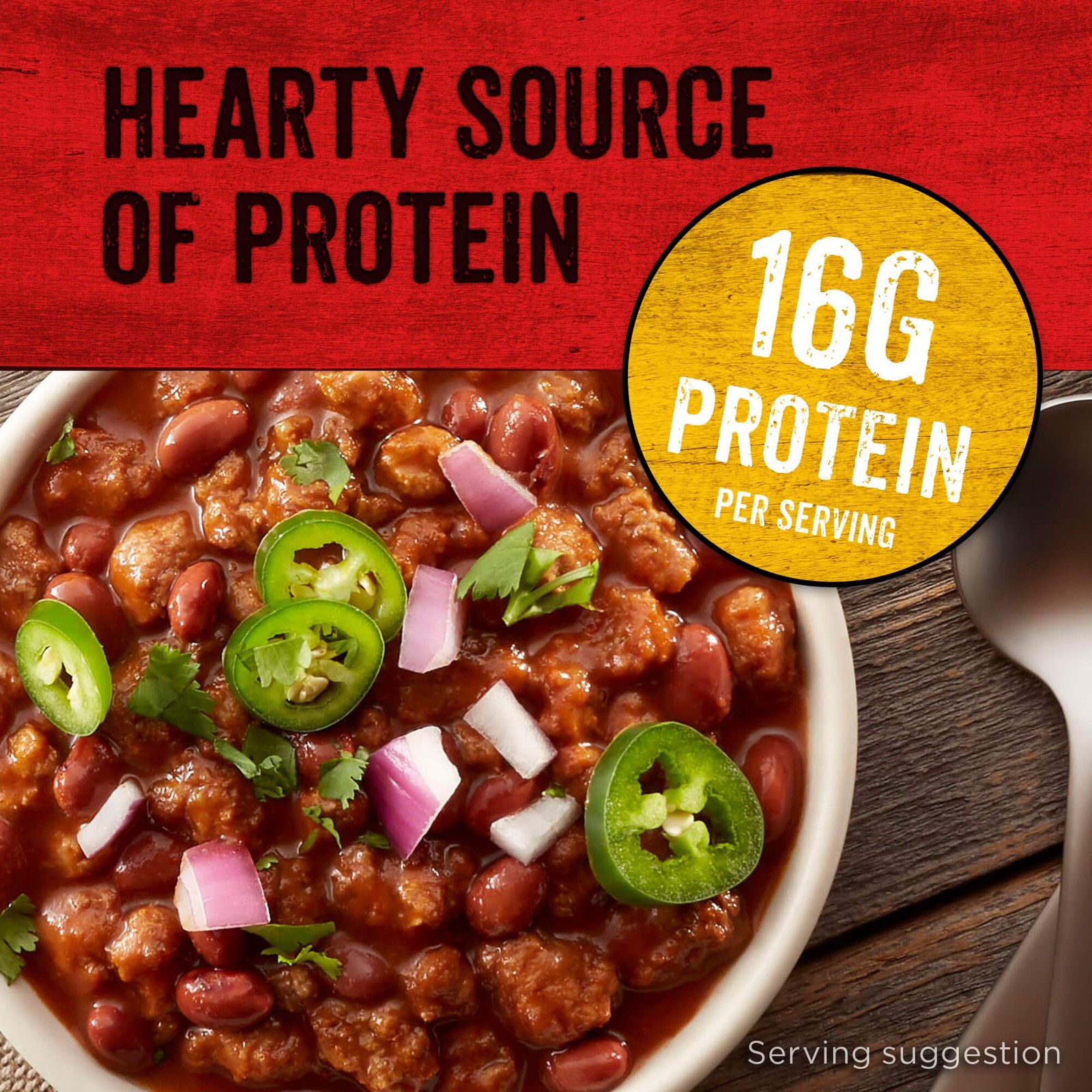 HORMEL Chili Chunky Beef with Beans, No Artificial 15 Ounce (Pack of 2)