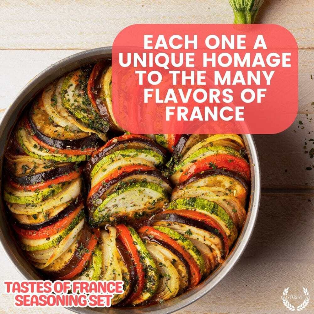 French Seasoning Gift Set – Tastes of France – Artisanal Spice Blends Six Pack