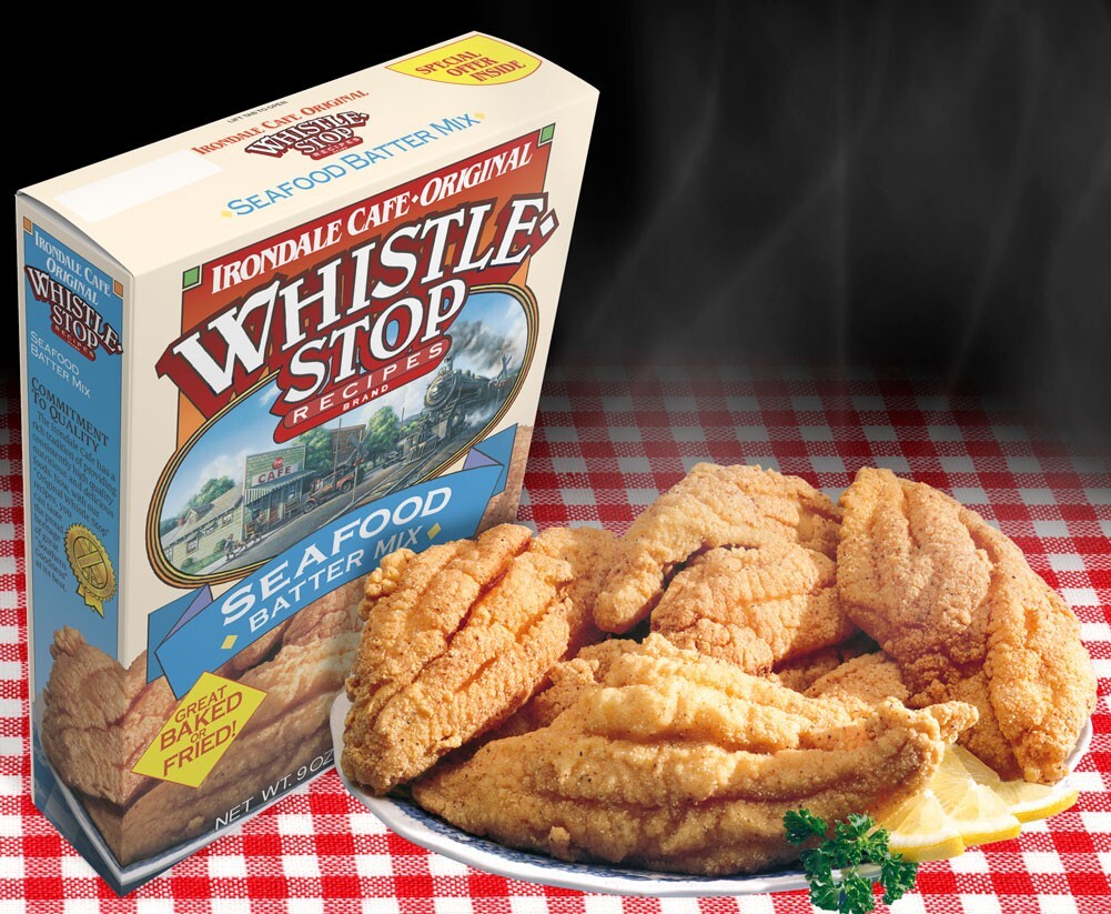 Original WhistleStop Cafe Recipes | Seafood Batter | 9-oz. | 3 Boxes