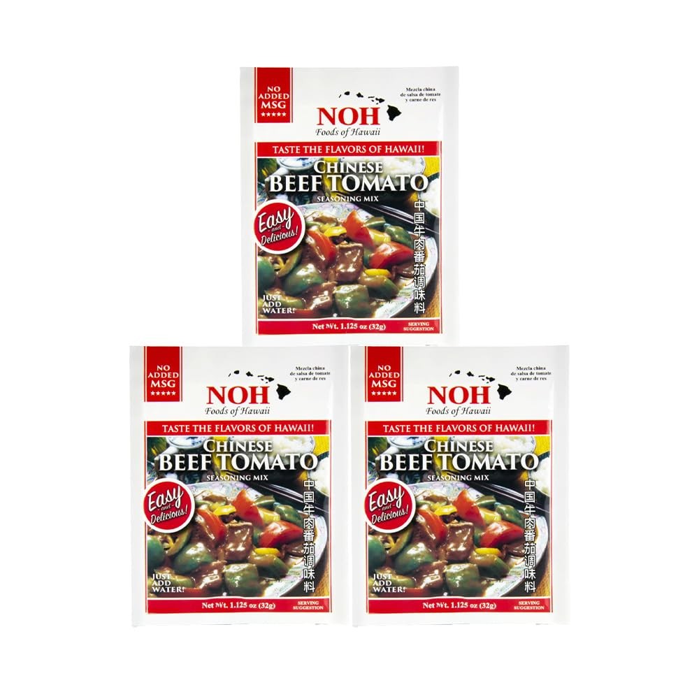 NOH Foods of Hawaii four serving seasoning packets 1.5 oz Pack of 3 Taste the…