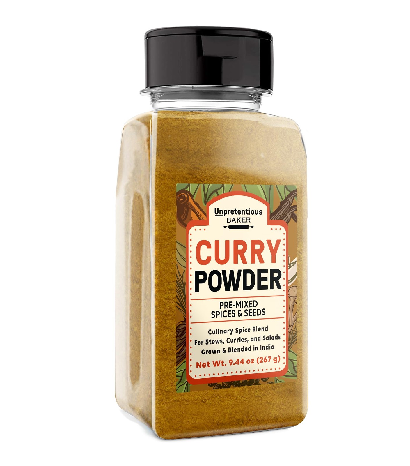 Unpretentious Curry Powder 2 Cups Dressings & Marinades, Culinary Blend