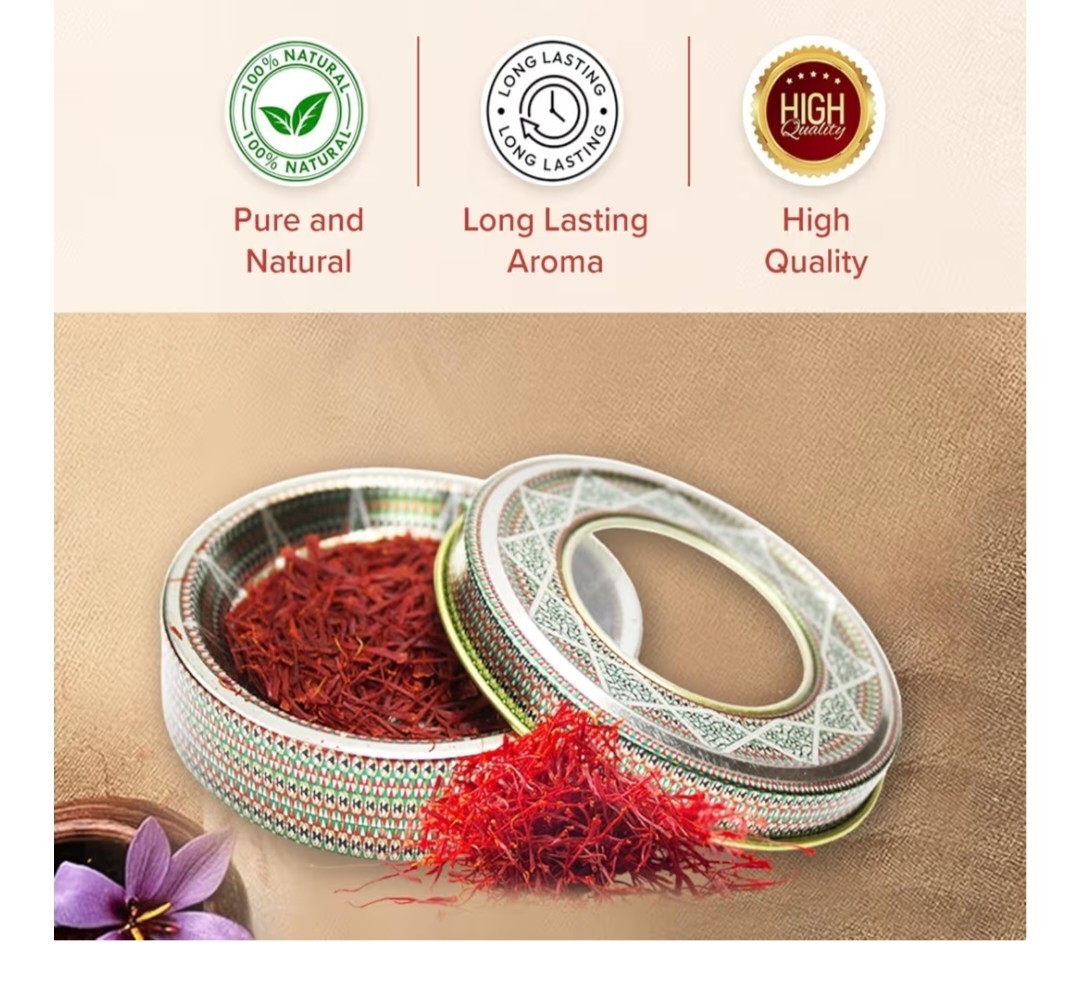 Hakim Suleman’s Kashmiri Saffron Threads (2g) – Premium Grade A Kesar | Pure