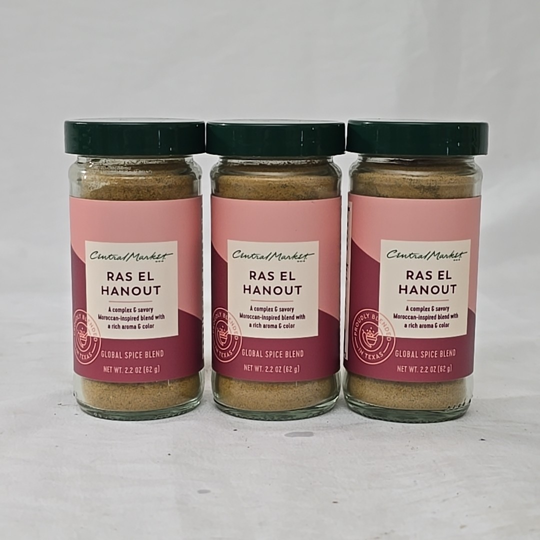 3-Pack Central Market Ras El Hanout Spice Blend 2.2 oz