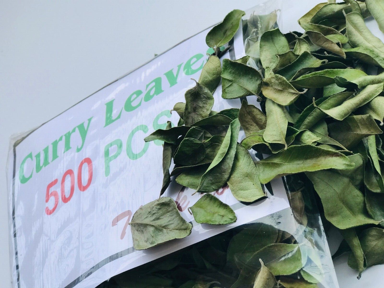 Pure Organic Dried Curry Leaves 100% Natural Sun Dried 500PCS Premium Quality