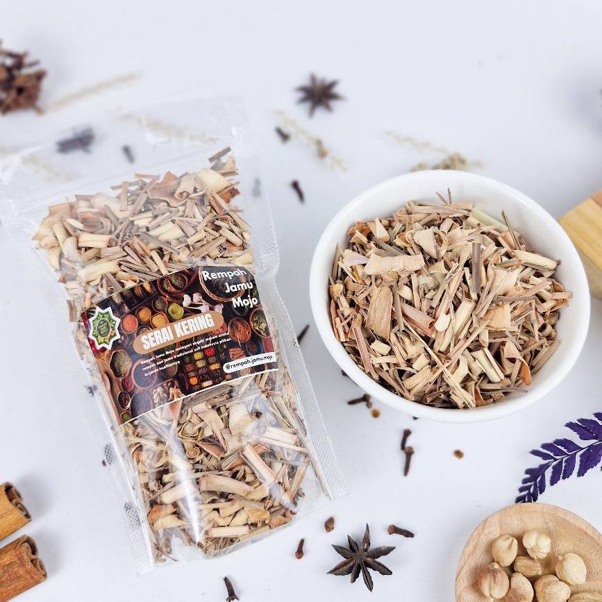 Dried Lemongrass Slices 100g Herbal Cooking Spice Aroma Ritual