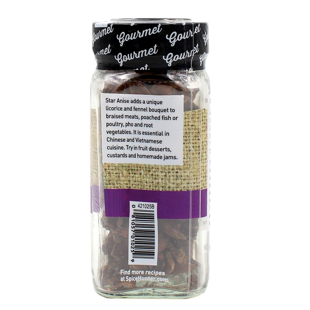Star Anise, Whole, 0.6-Ounce Jar