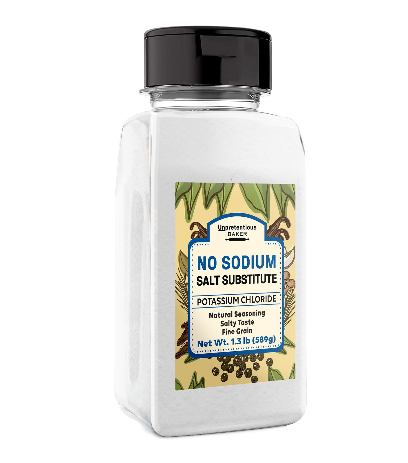 Unpretentious No Sodium Salt Substitute, Potassium 20.8 Ounce (Pack of 1)