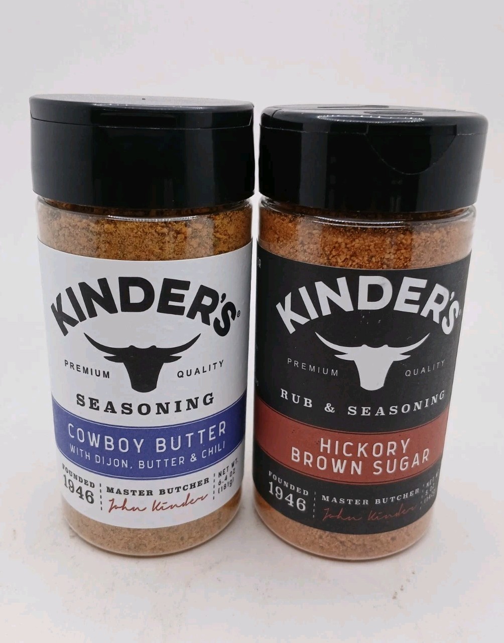 Kinder’s Cowboy Butter & Hickory Brown Sugar Seasoning BBQ Rub 2-Pack 11.4oz
