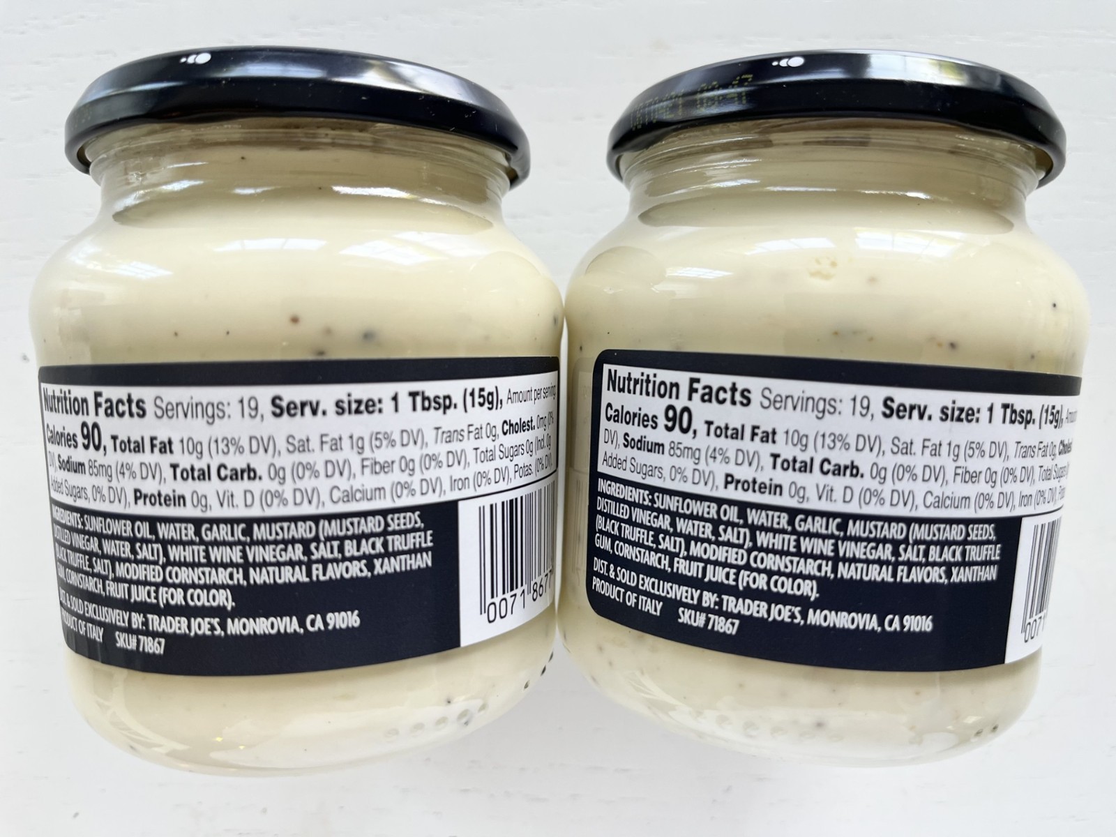 Trader Joe Vegan Truffle Aioli 10.05OZ (285g) Jar – Pack Of 2