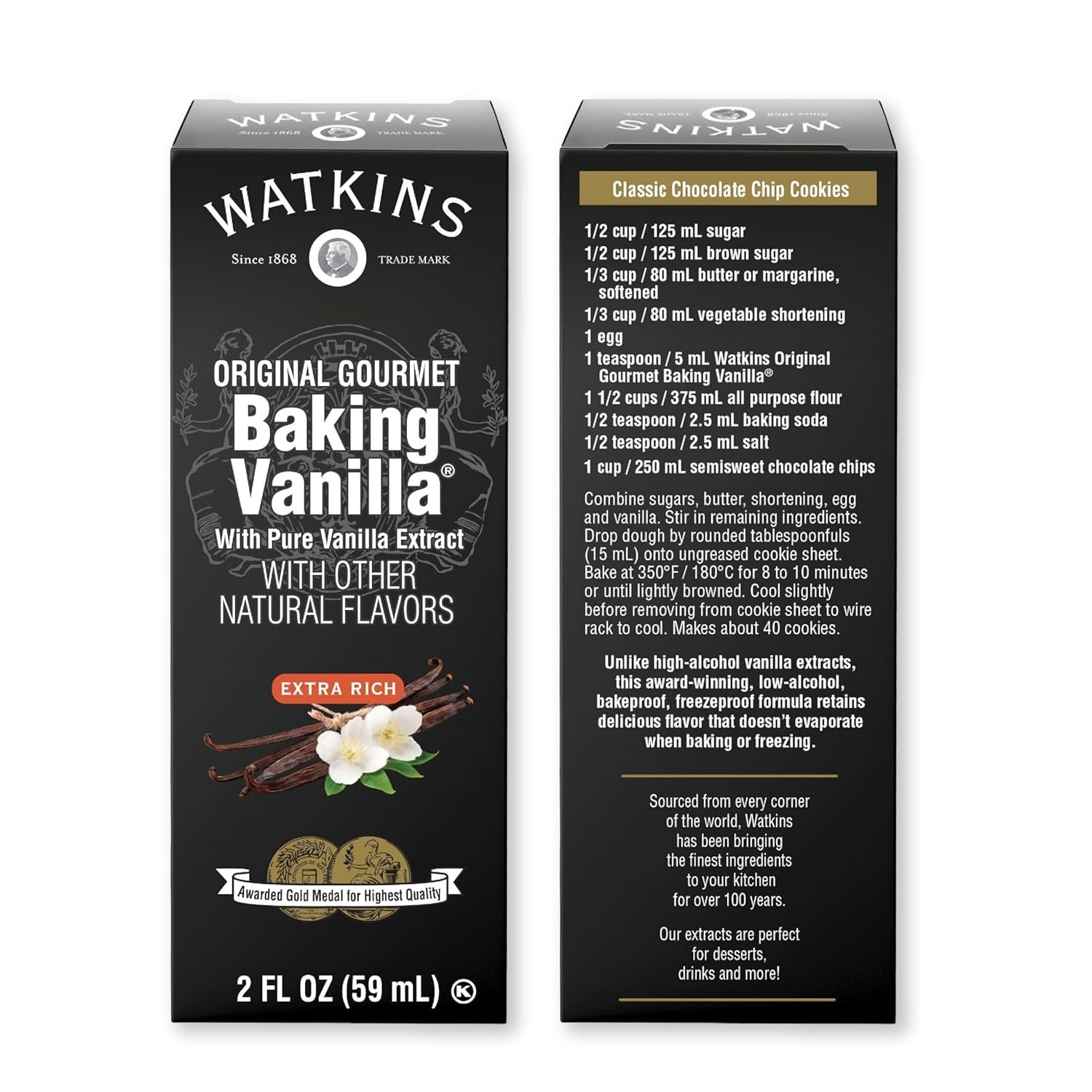 Double-Strength Gourmet Baking Vanilla – 2 Fl. Oz., Rich Flavor for All Recipes