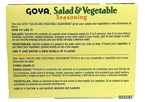 Goya Salad & Vegetable Seasoning 1.41oz (Pack of 02)