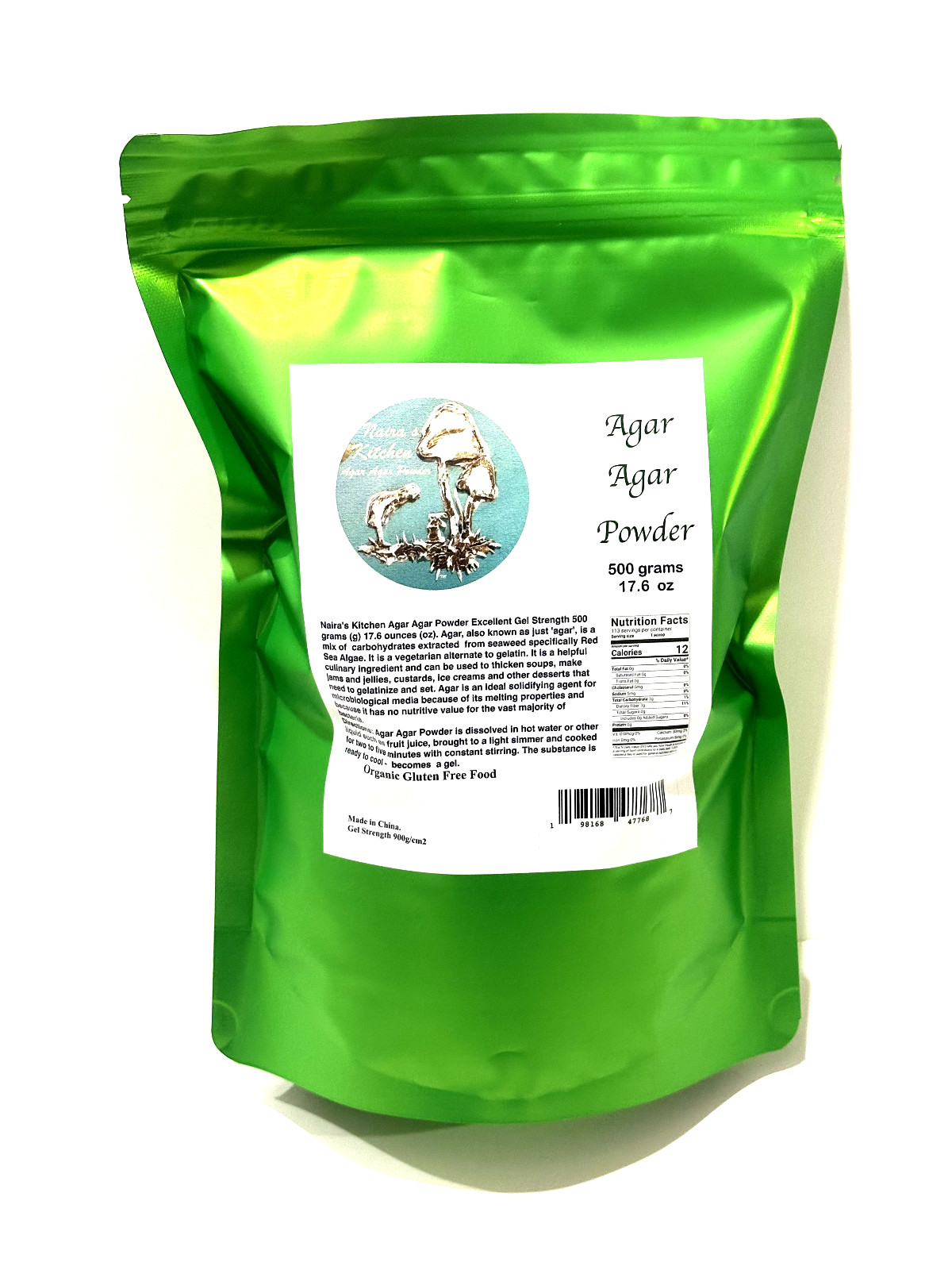 Cristmas Sale Agar Powder Organic Vegan Red Seaweed 500 Gr Excellent Strength