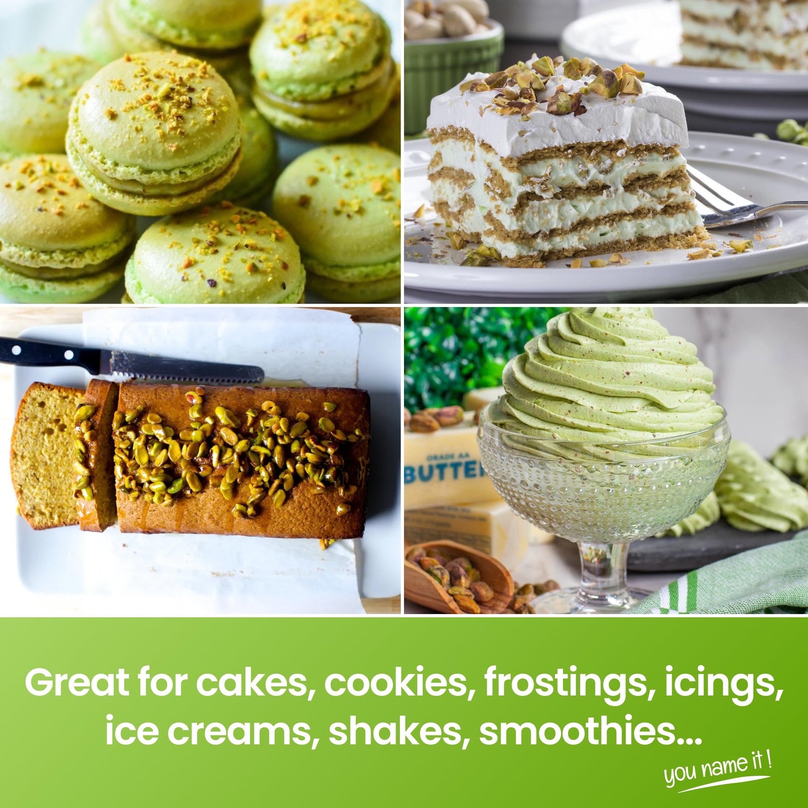 Pistachio Bakery Emulsion: Boost Nutty Flavor, Gluten-Free, Keto-Friendly