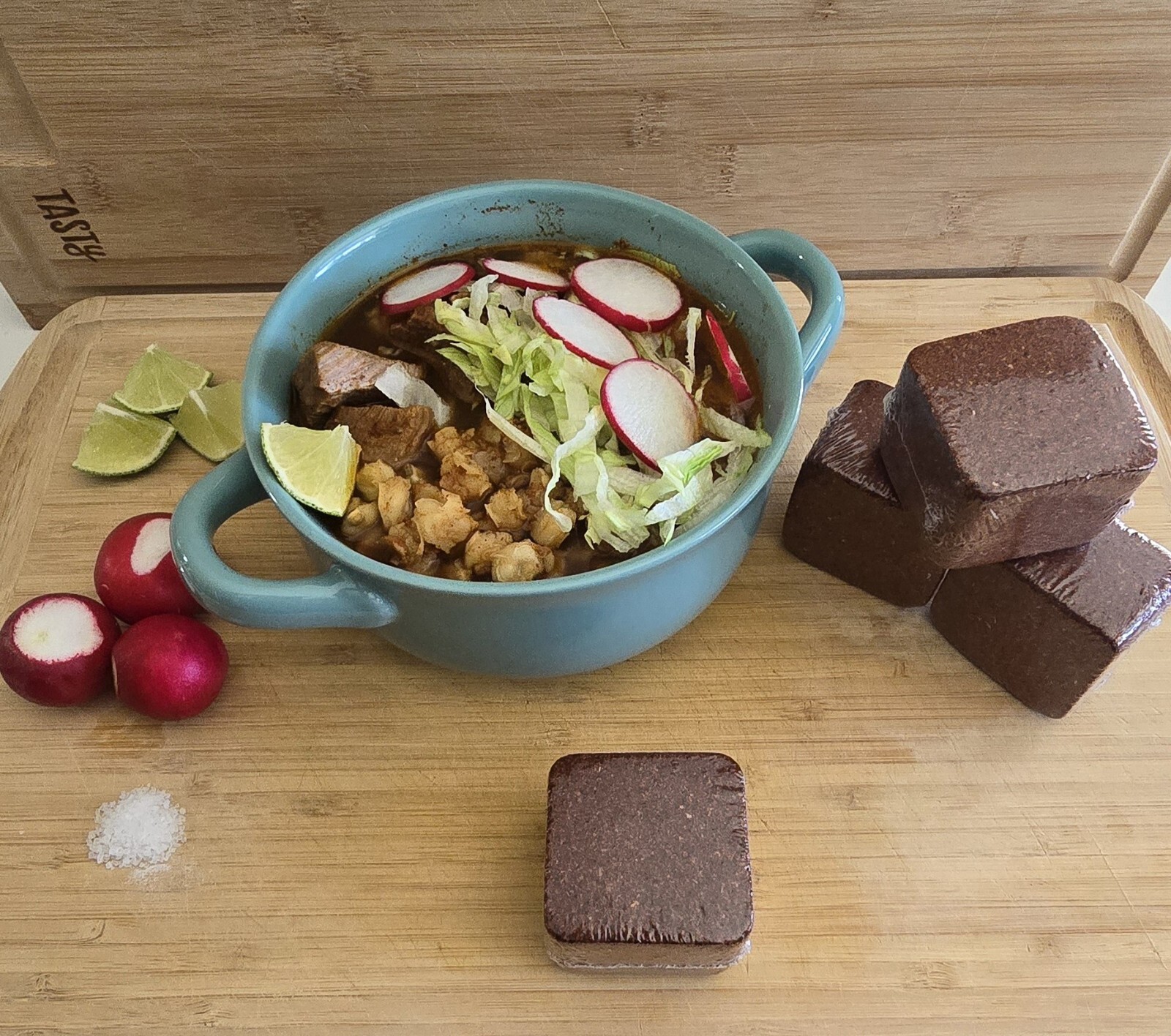 Pozole*Block* 2/PK. A Simple Spice Block of herbs & spices to make Pozole.