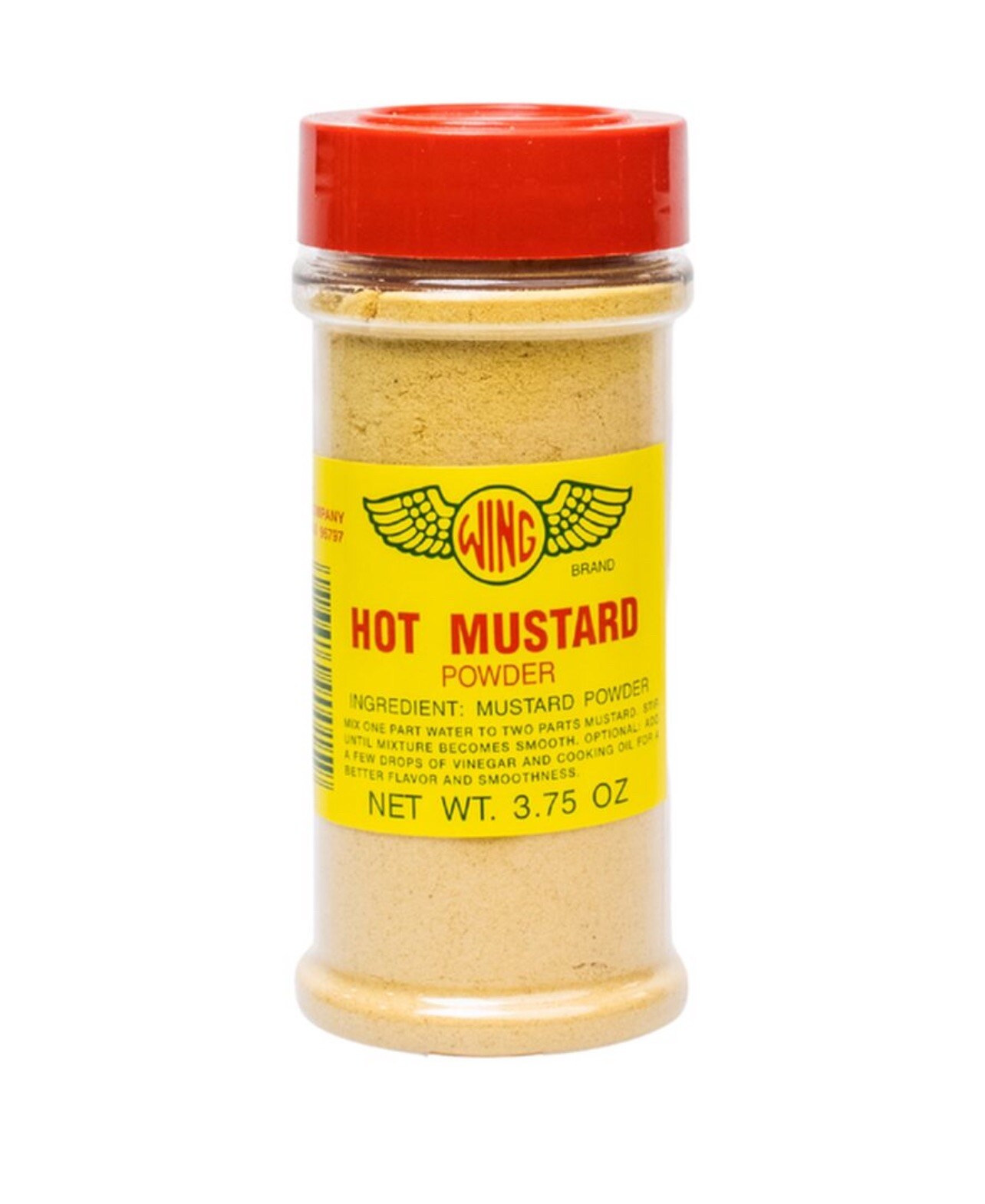 Wing Hot Mustard Powder 3.75 Oz (pack Of 4)