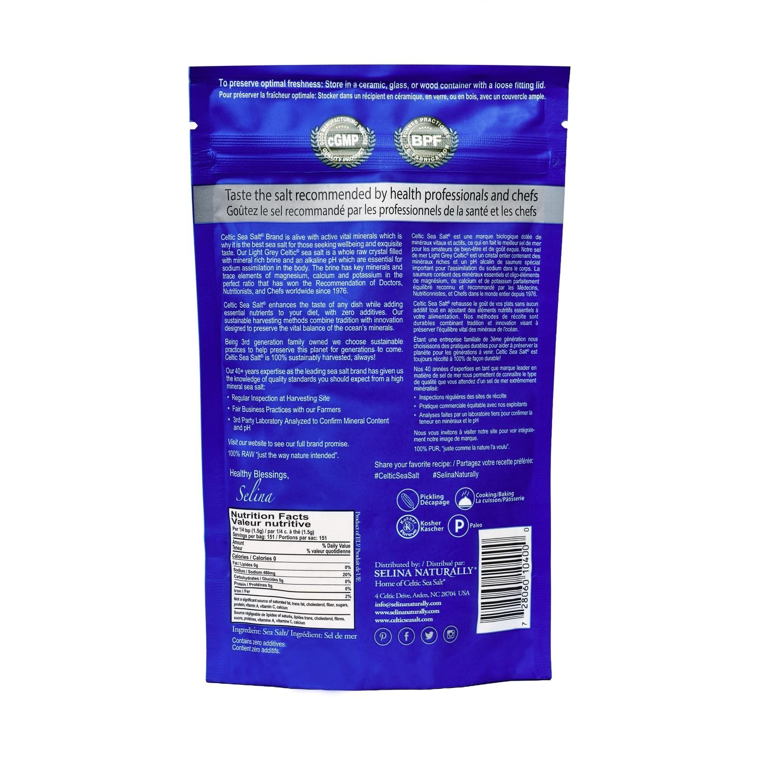 Light Grey Celtic Sea Salt, 8 oz – Versatile Universal Cuisine