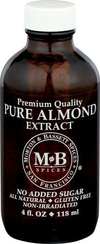 Morton & Bassett Extract Almond Pure 4 Oz (Pack of 3)