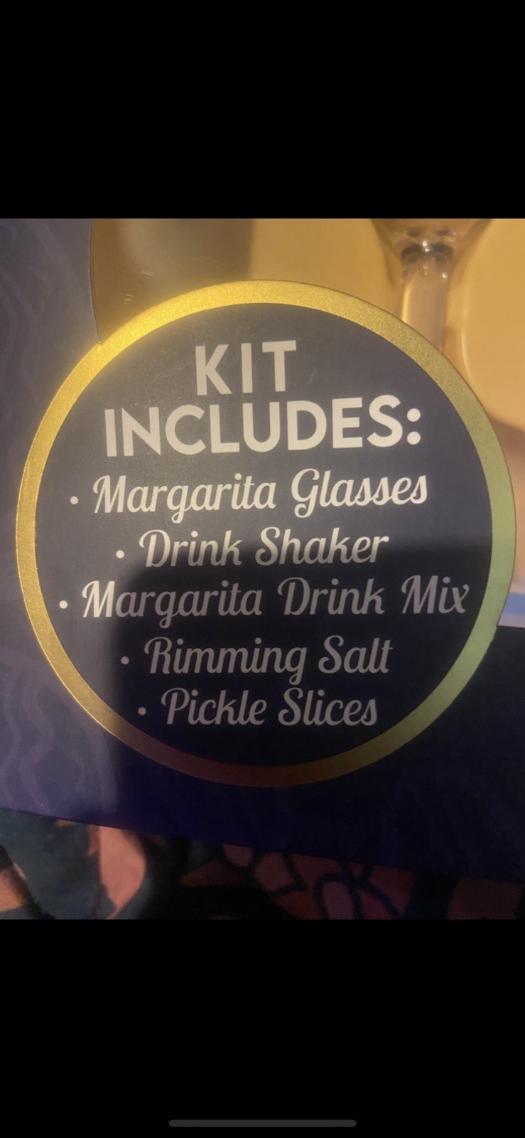 Pickle Margarita Cocktail Kit Brand New In Box With Glasses Salt Mix Shaker Gift