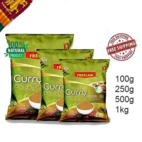 Curry powder Pure Ceylon Spices 100% ALL NATURAL INGREDIENT Freelan Organic NEW