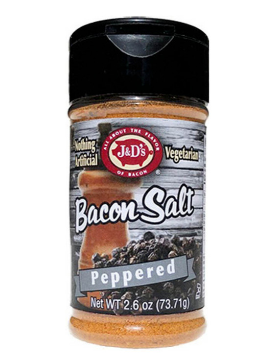 Pack of 3 J&D’s Bacon Salt Peppered Flavored Seasoning Dry Rub BBQ 3 Pack