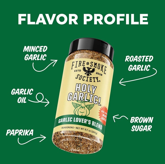 All-Purpose BBQ Seasoning Garlic Rub Meat Spice Blend Gluten Free MSG Free New