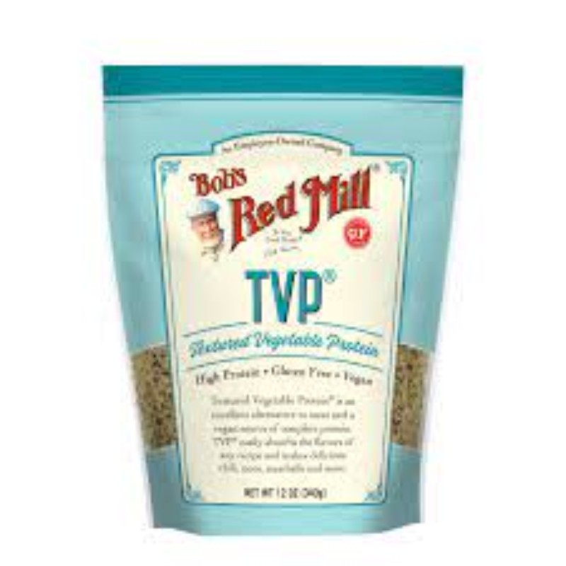 4x Bob’s Red Mill Gluten Free Textured Vegetable Protein TVP Meatless Bulk 12oz