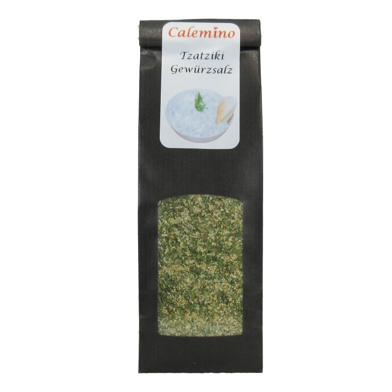 Calemino Tzatziki Seasoning Salt 150g own Tzatziki for Gyros Bifteki Souflaki