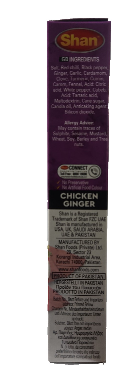 Shan Chicken Ginger 50 Pack Of 3 Free Delivery Australia Wide