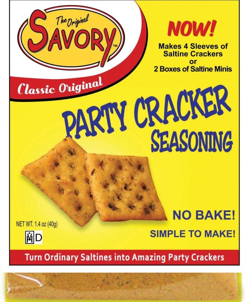 Savory Saltine Seasoning – Classic 1.4 oz (Pack of 6) for Amazing Snacks