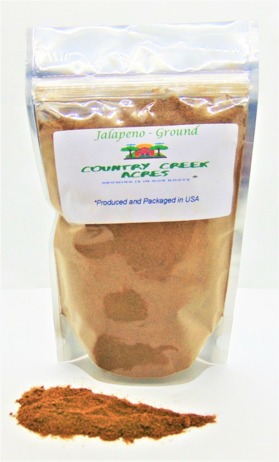 8 oz Ground Jalapeno Seasoning – A Sharp Heat – Country Creek LLC