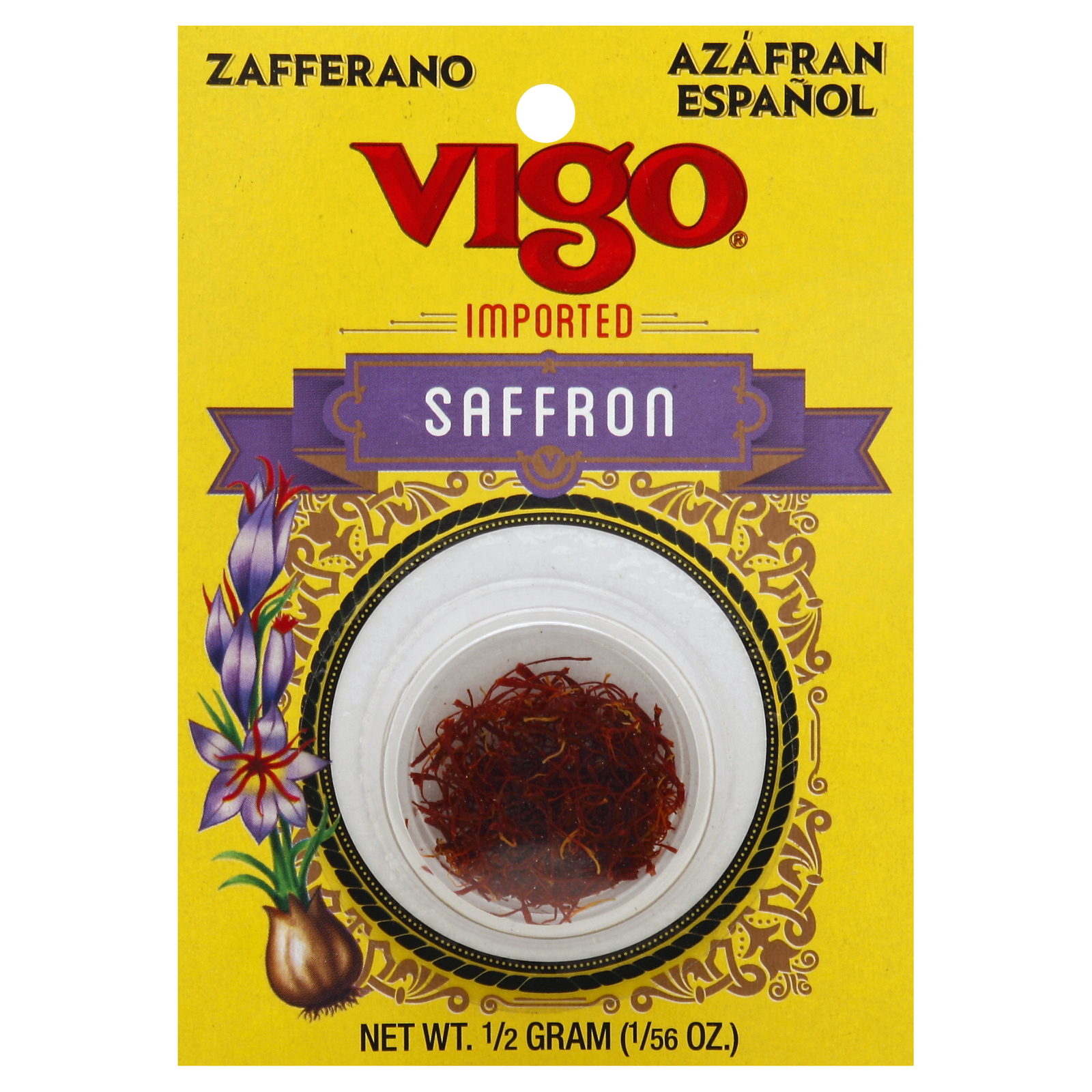 Vigo Saffron Seasoning 0.5 gm Pack of 12