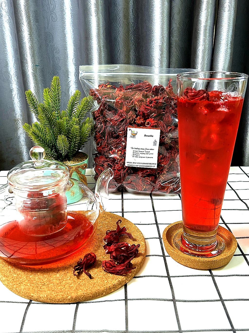 Dried Rosella Flower 50g Hibiscus Calyx Tea Ingredient | Aroma Ritual