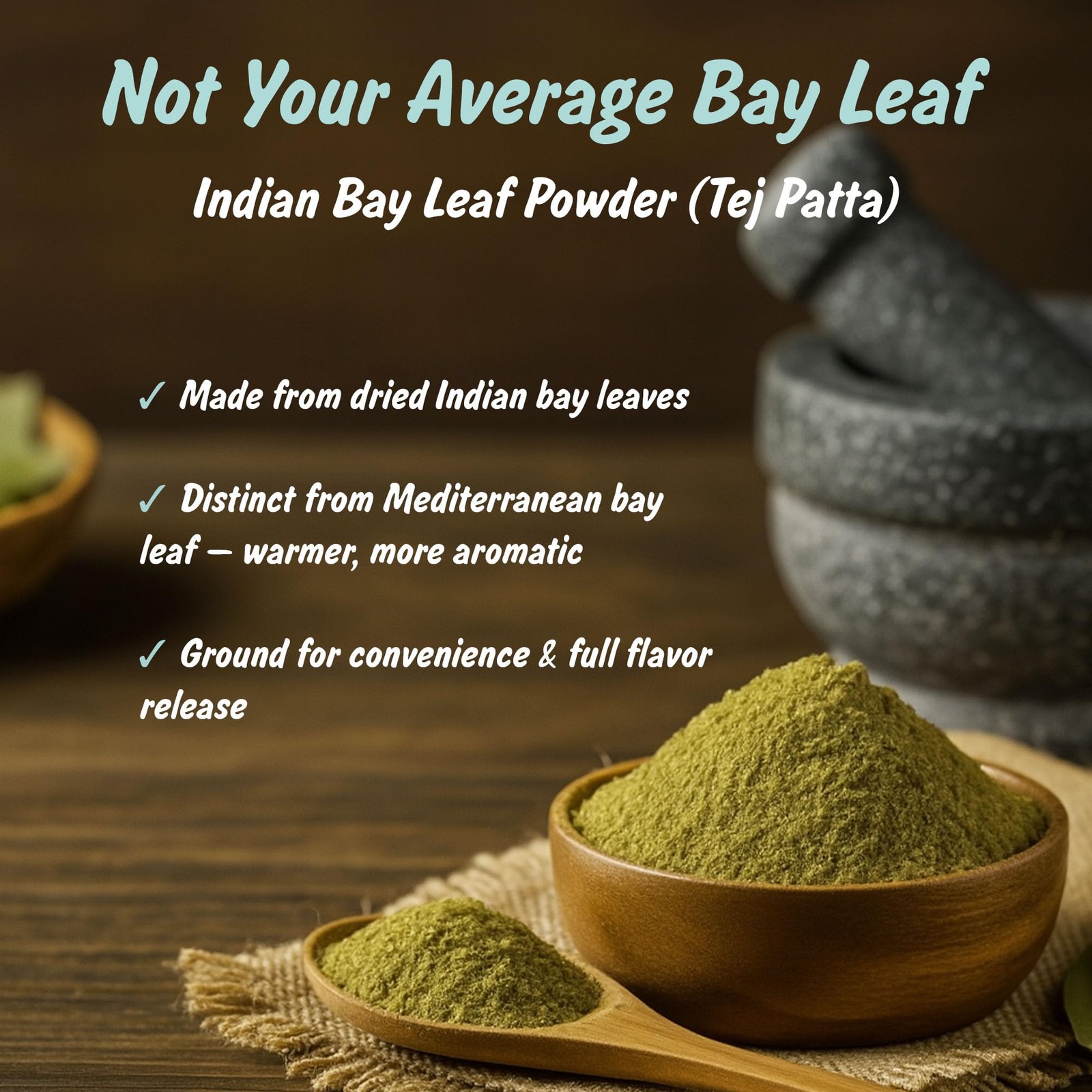 USDA Organic Ground Bay Leaves, Lab Tested for Heavy Metals, Resealable 4 oz …