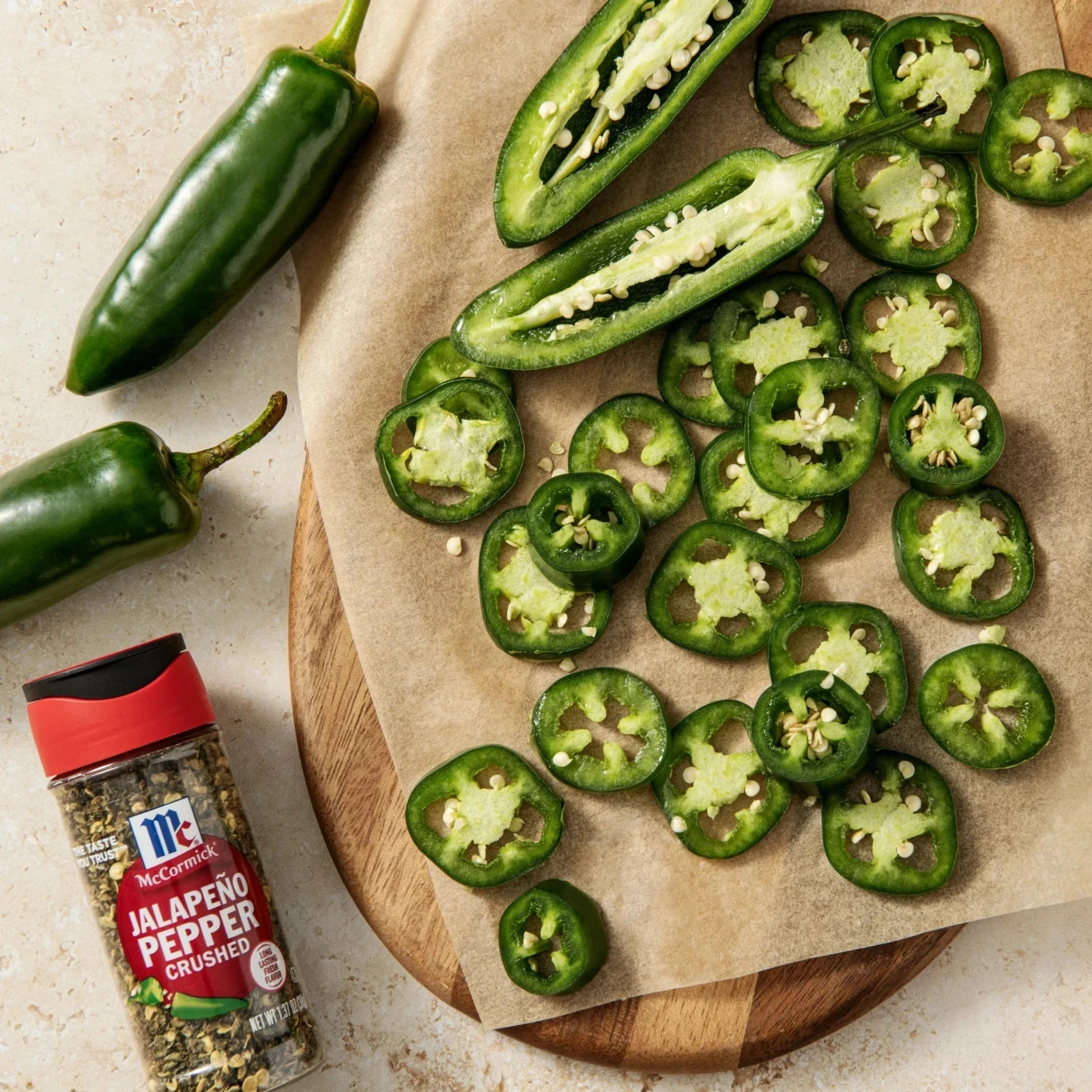 McCormick Crushed Jalapeno Pepper, 1.37 oz Bottle, Free Shipping
