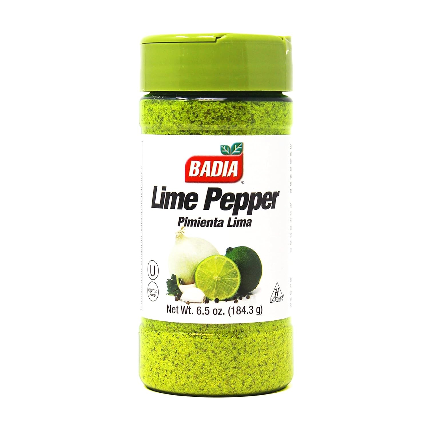 Badia Lime Pepper Seasoning, 6.5 oz – Pepper, Garlic & Onion, Zesty Citrus Blend