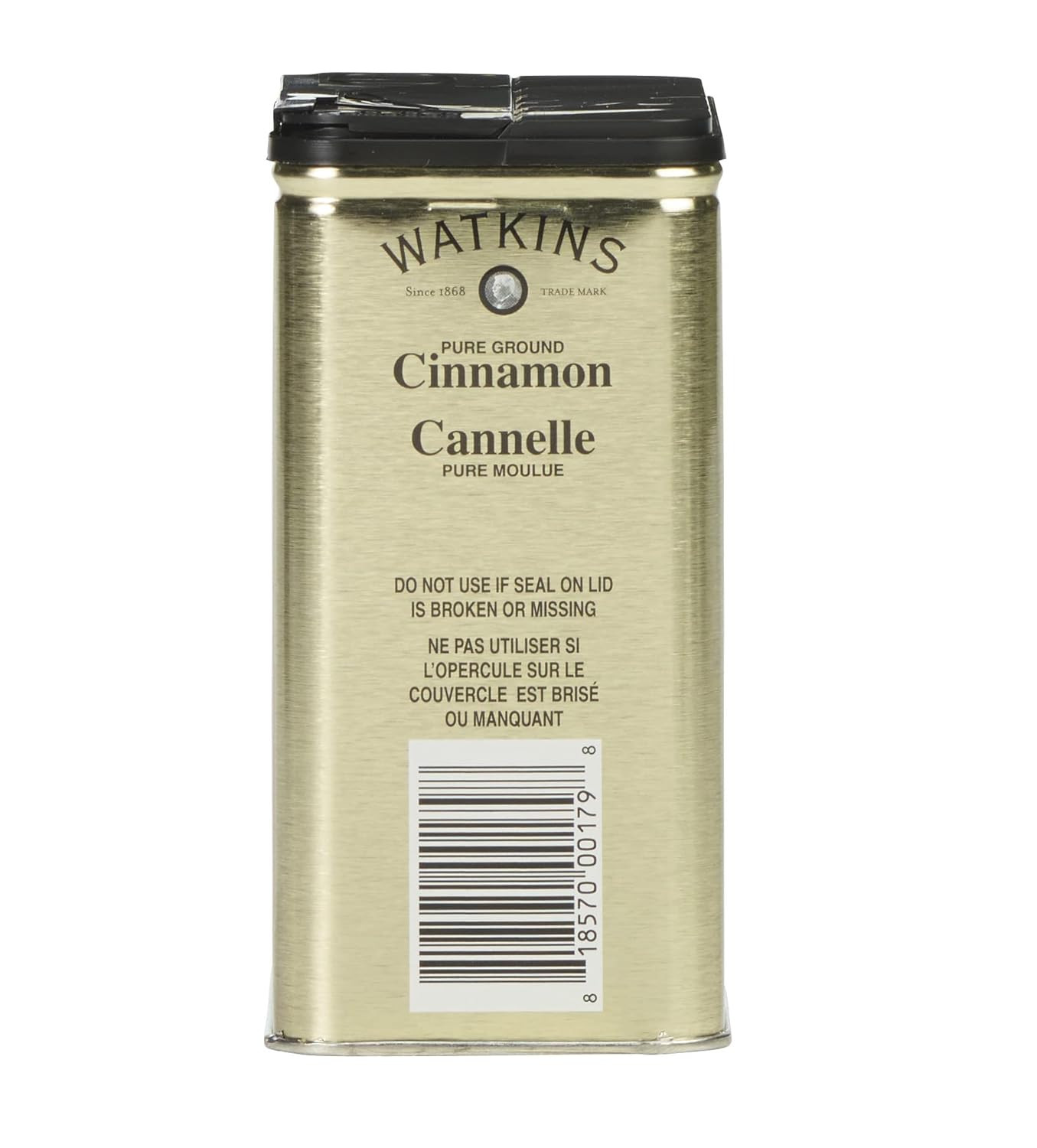 Gourmet Spice Tin, Pure Ground Cinnamon, 6 Oz. Tin, 1-Count