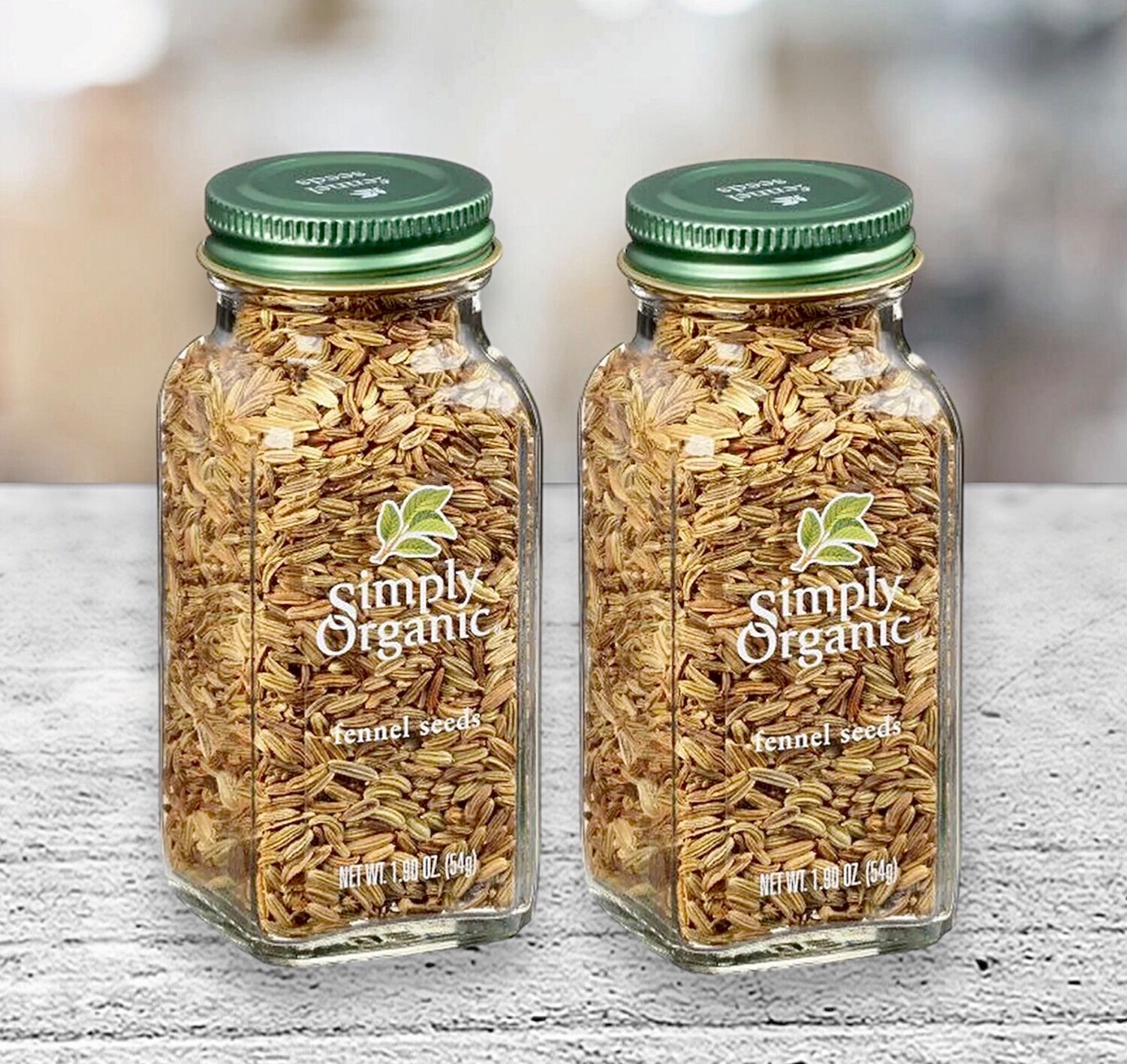 2 Simply Organic Fennel Seed 1.90oz Each USDA Organic